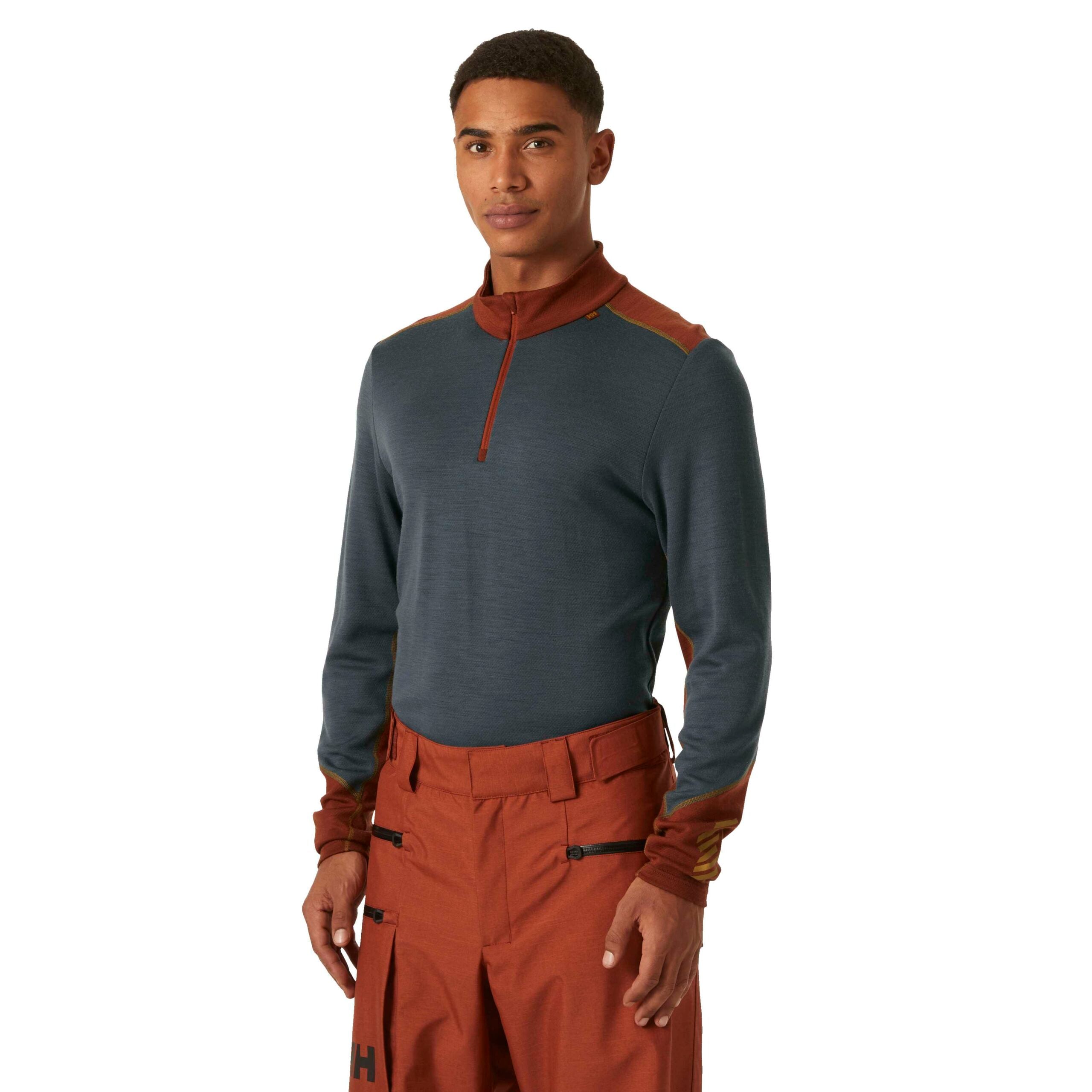 HH HERRA LIFA MERINO 1/2 ZIP