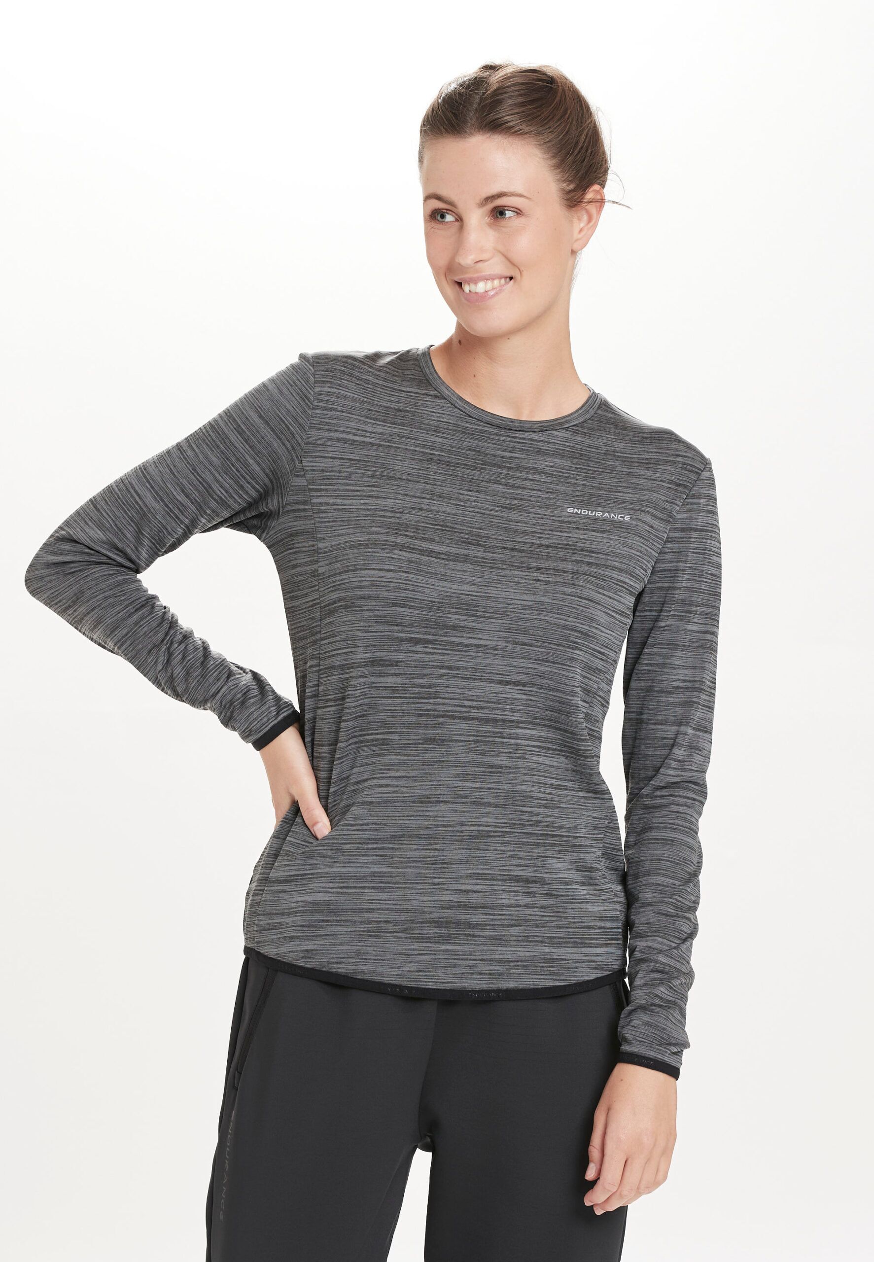 ENDURANCE Leah W Waffle Melange Loose Fi