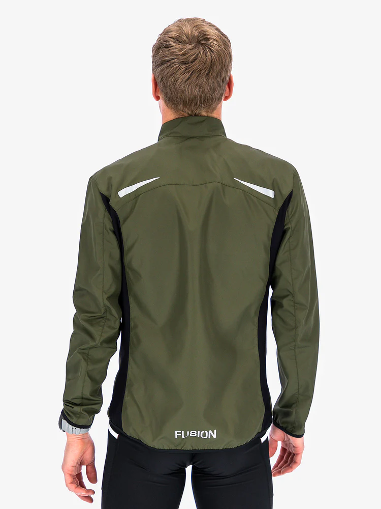 MENS S1 RUN JKT-GREEN/BLACK-S - Image 3