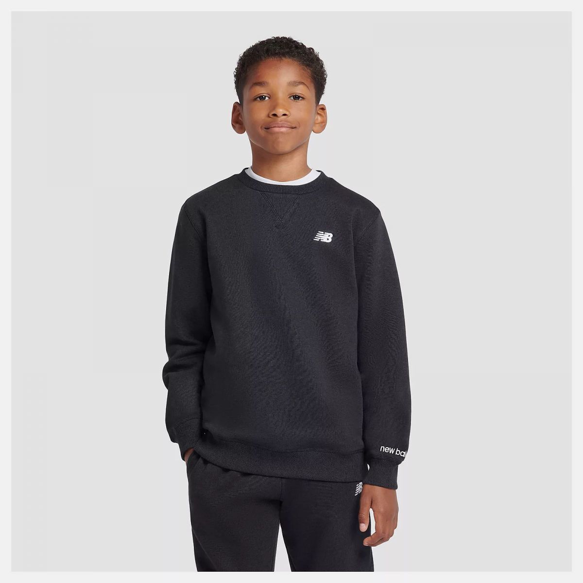 New Balance French Terry Small Logo Crew