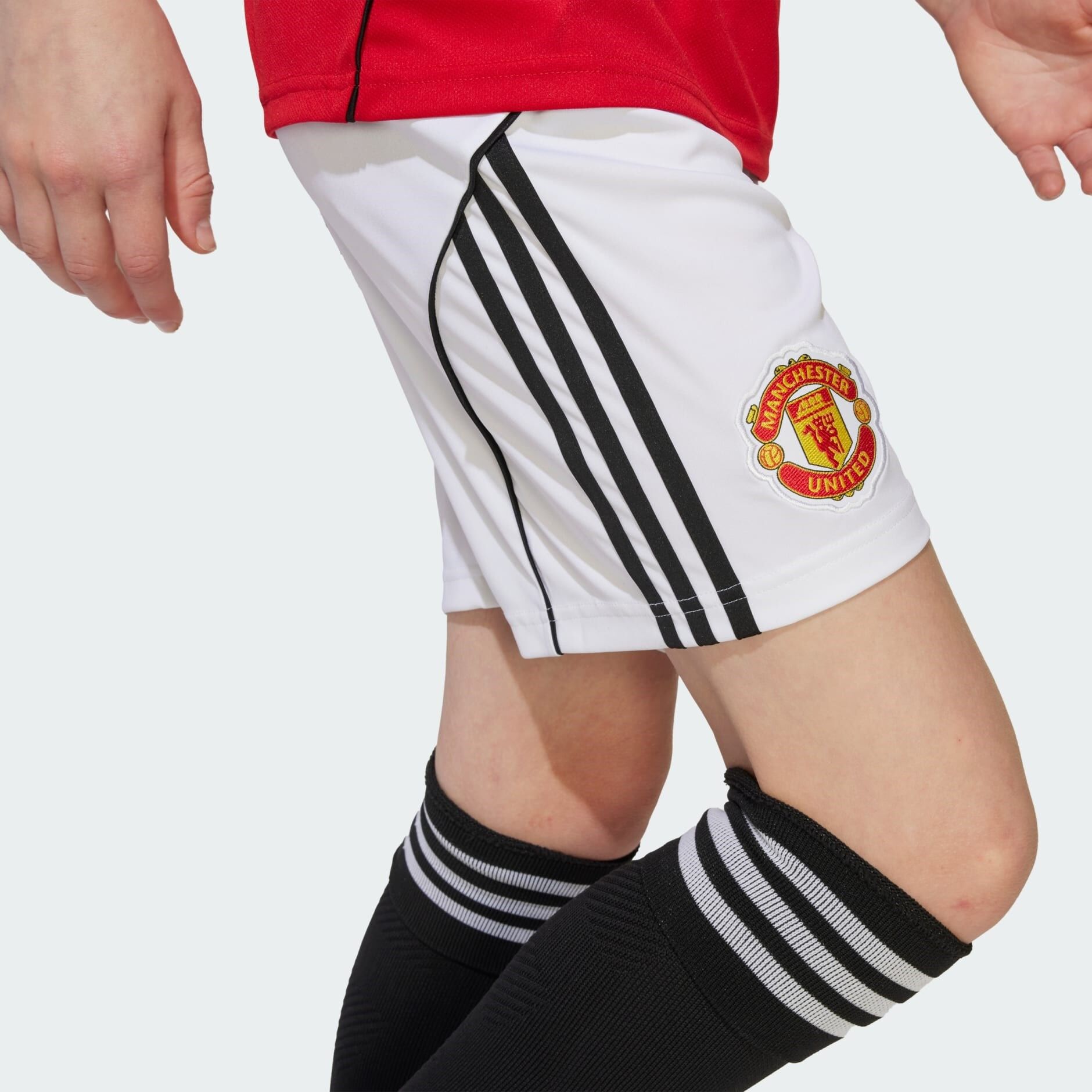ADIDAS MANCHESTER UNITED HOME SHORTS JR