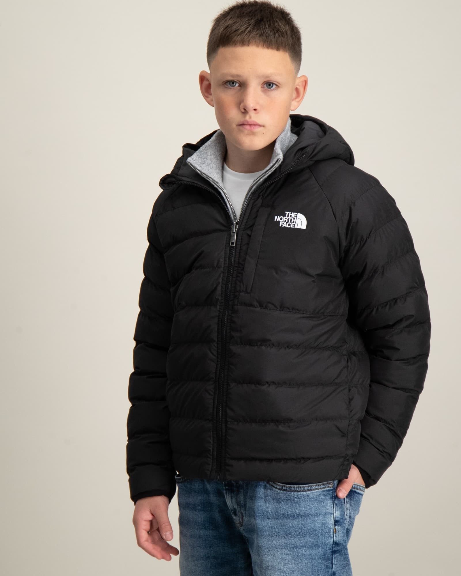 North face Reversible Perrito Úlpa JR