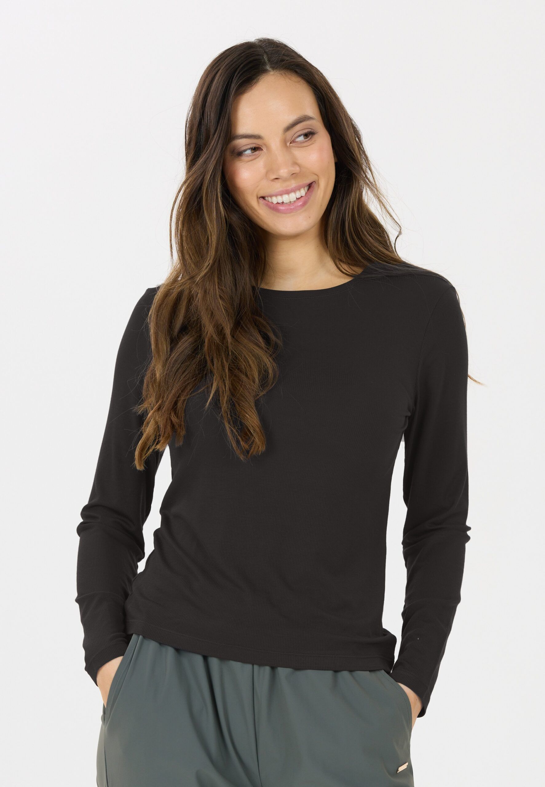 ATHLECIA Tinashe W Rib L/S Tee