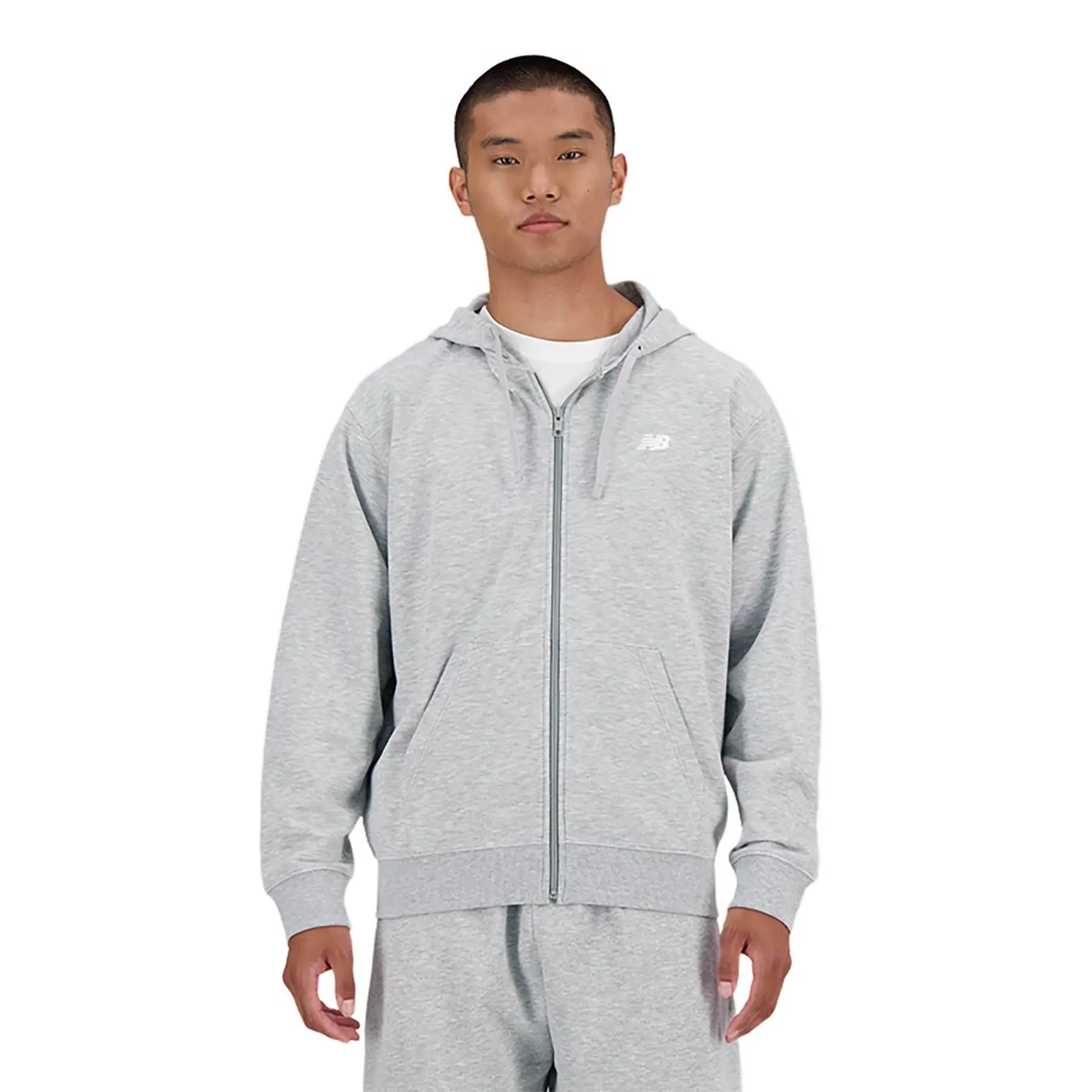New Balance Logo French Terry Full Zip