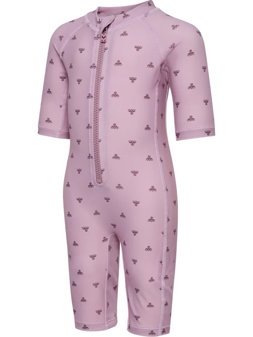 hmlMINI BEE AOP SWIMSUIT 3/4 SL